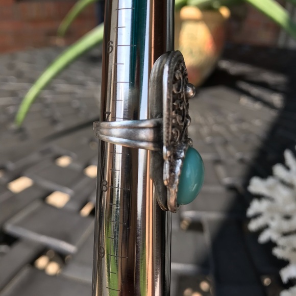 Turkish simulated turquoise ring - Picture 4 of 5